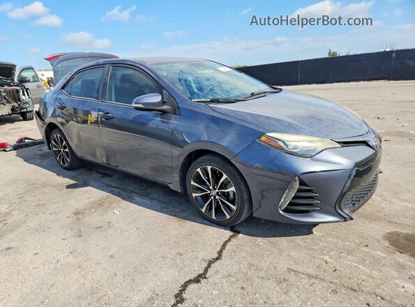 2T1BURHE1KC158471 2019 TOYOTA COROLLA Blue წინა მარჯვენა