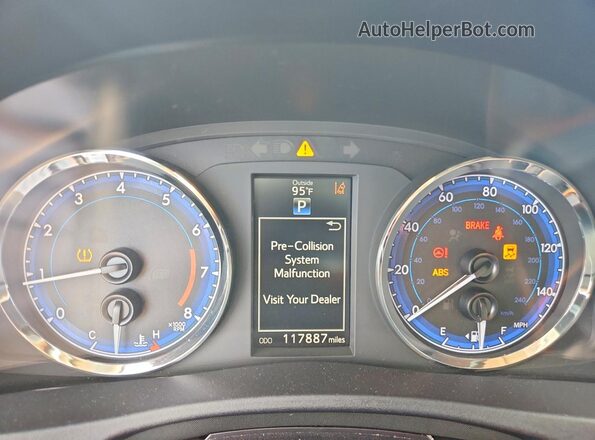 2T1BURHE1KC158471 2019 TOYOTA COROLLA Blue ხელსაწყოთა პანელის ხედი