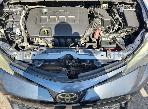 2T1BURHE1KC158471 2019 TOYOTA COROLLA Blue უკანა სალონის ხედი