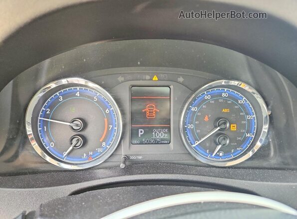 2T1BURHE1KC158731 2019 TOYOTA COROLLA Gray Widok zestawu wskaźników