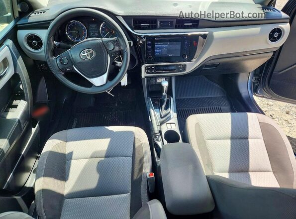 2T1BURHE1KC158731 2019 TOYOTA COROLLA Gray Widok deski rozdzielczej
