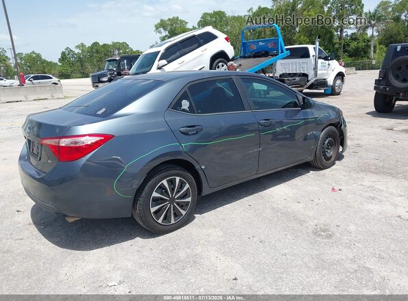 2T1BURHE1KC178543 2019 TOYOTA COROLLA Gray Задня права чверть