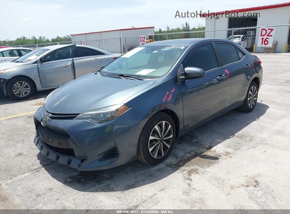 2T1BURHE1KC178543 2019 TOYOTA COROLLA Gray Передня ліва чверть