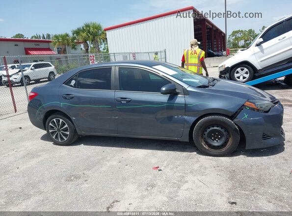 2T1BURHE1KC178543 2019 TOYOTA COROLLA Gray Вид задньої частини салону