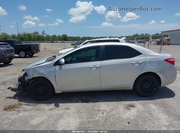2T1BURHE1KC203635 2019 TOYOTA COROLLA Silver 