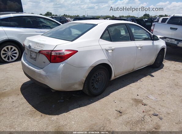2T1BURHE1KC206289 2019 TOYOTA COROLLA White Rear right