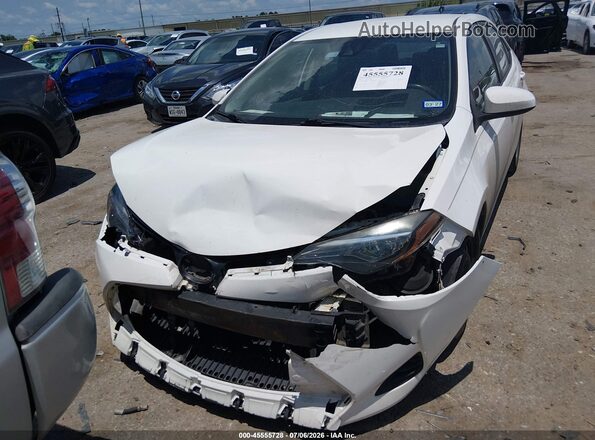 2T1BURHE1KC206289 2019 TOYOTA COROLLA White Instrument cluster view