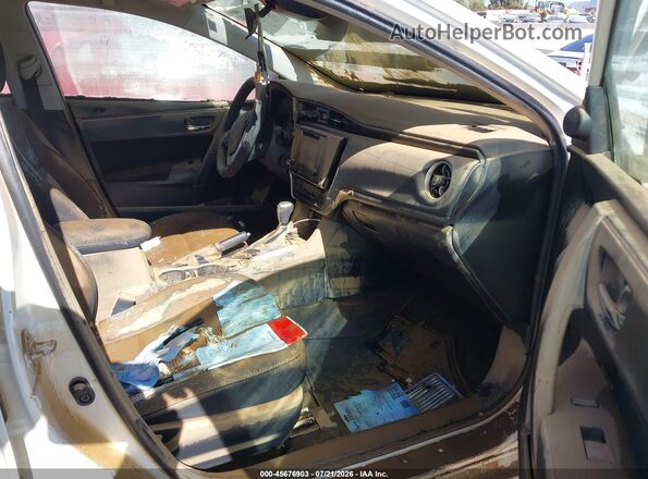 2T1BURHE1KC233296 2019 TOYOTA COROLLA White Widok wnętrza z przodu