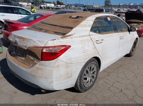 2T1BURHE1KC233296 2019 TOYOTA COROLLA White Tył prawy