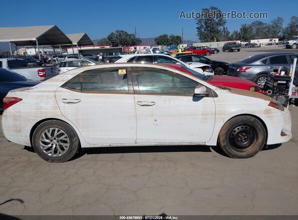 2T1BURHE1KC233296 2019 TOYOTA COROLLA White Widok zestawu wskaźników