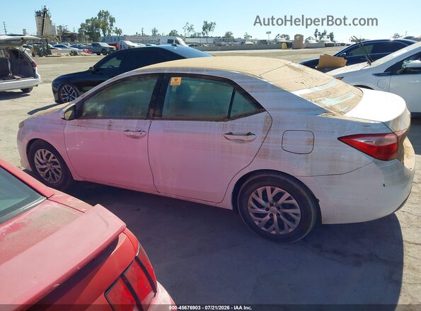 2T1BURHE1KC233296 2019 TOYOTA COROLLA White Widok wnętrza z tyłu