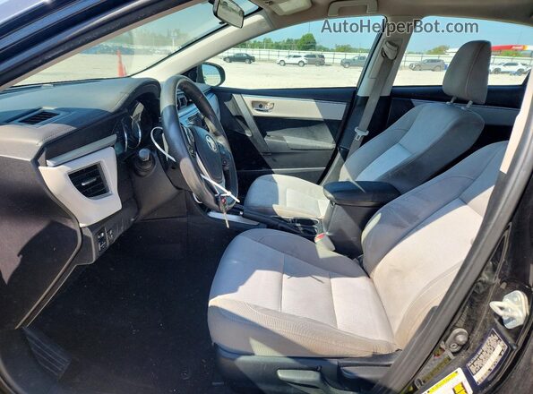 2T1BURHE2GC493214 2016 TOYOTA COROLLA Black Սալոնի դիմացի տեսք