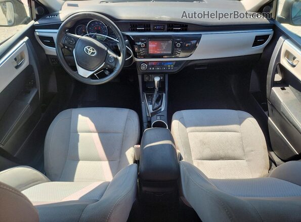 2T1BURHE2GC493214 2016 TOYOTA COROLLA Black Առջևի վահանակի տեսք