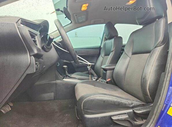 2T1BURHE2GC509928 2016 TOYOTA COROLLA Blue Вид салону спереду