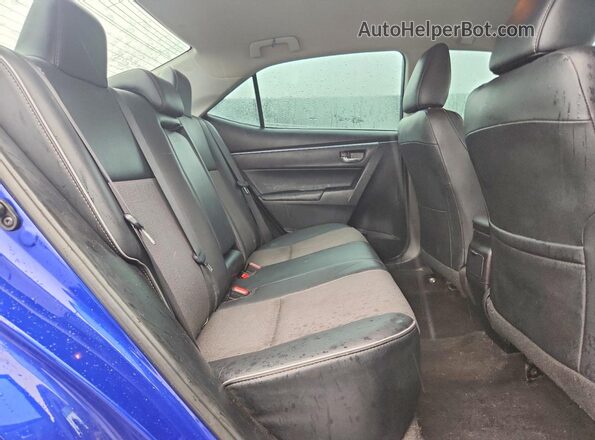 2T1BURHE2GC509928 2016 TOYOTA COROLLA Blue Вид задніх сидінь