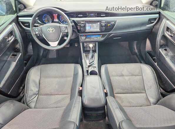 2T1BURHE2GC509928 2016 TOYOTA COROLLA Blue Вид панелі приладів