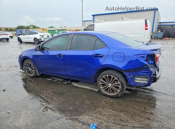 2T1BURHE2GC509928 2016 TOYOTA COROLLA Blue Задня ліва чверть