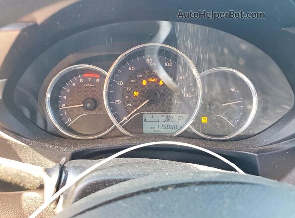 2T1BURHE2GC518693 2016 TOYOTA COROLLA Red Vista del cuadro de instrumentos