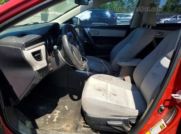 2T1BURHE2GC518693 2016 TOYOTA COROLLA Red Vista interior delantera