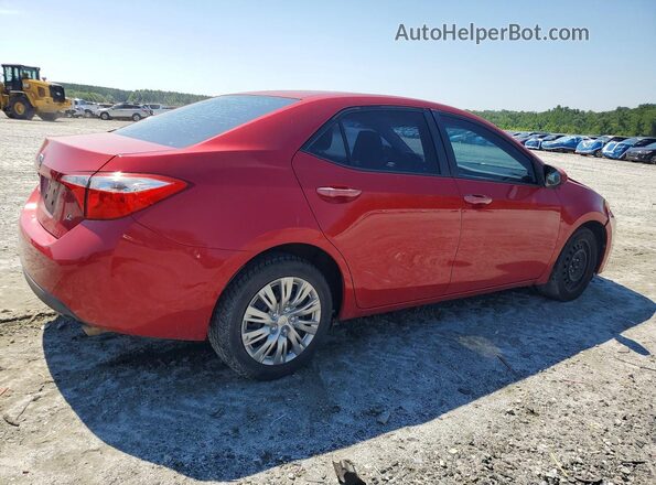 2T1BURHE2GC518693 2016 TOYOTA COROLLA Red Trasero derecho
