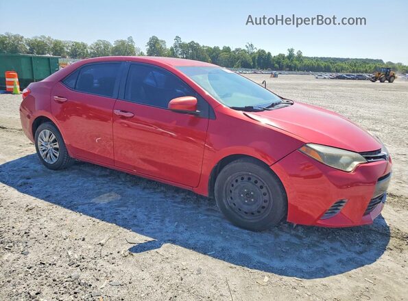 2T1BURHE2GC518693 2016 TOYOTA COROLLA Red Delantero derecho