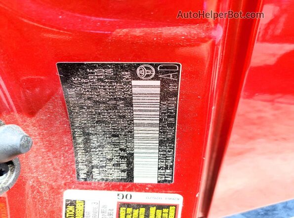 2T1BURHE2GC518693 2016 TOYOTA COROLLA Red Vista del compartimento del motor