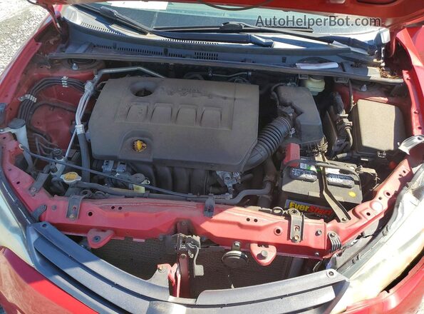 2T1BURHE2GC518693 2016 TOYOTA COROLLA Red Vista interior trasera