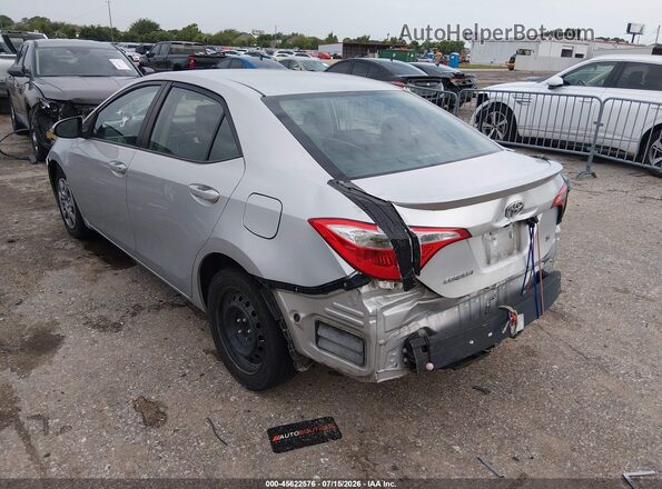 2T1BURHE2GC525384 2016 TOYOTA COROLLA Silver Задня ліва чверть
