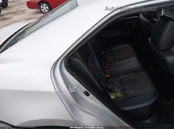 2T1BURHE2GC525384 2016 TOYOTA COROLLA Silver Вид наклейки з VIN-кодом