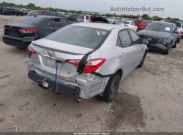 2T1BURHE2GC525384 2016 TOYOTA COROLLA Silver Задня права чверть