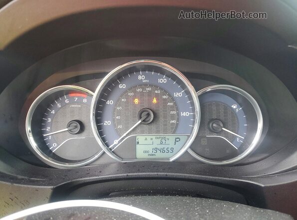 2T1BURHE2GC554030 2016 TOYOTA COROLLA Silver ხელსაწყოთა პანელის ხედი