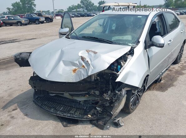 2T1BURHE2GC566534 2016 TOYOTA COROLLA Silver Vista frontal