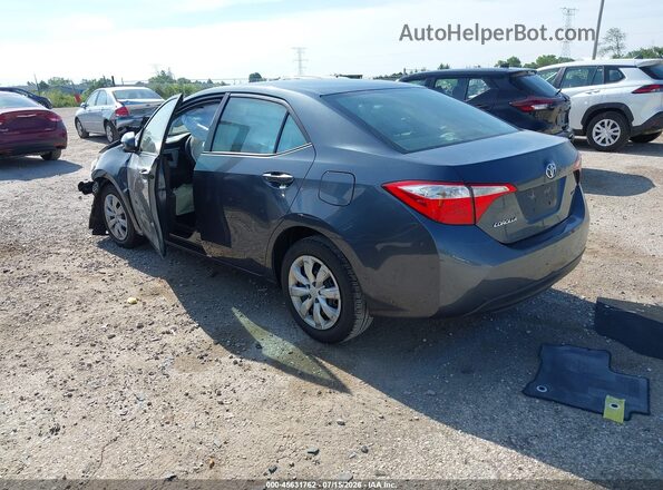 2T1BURHE2GC569031 2016 TOYOTA COROLLA Gray Задня ліва чверть