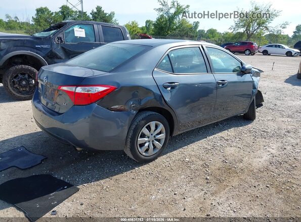 2T1BURHE2GC569031 2016 TOYOTA COROLLA Gray Задня права чверть