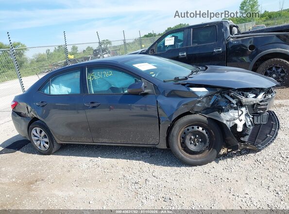 2T1BURHE2GC569031 2016 TOYOTA COROLLA Gray Вид задньої частини салону