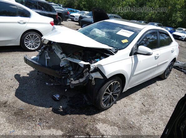 2T1BURHE2GC594785 2016 TOYOTA COROLLA White Առջևի ձախ երեք քառորդ տեսարան