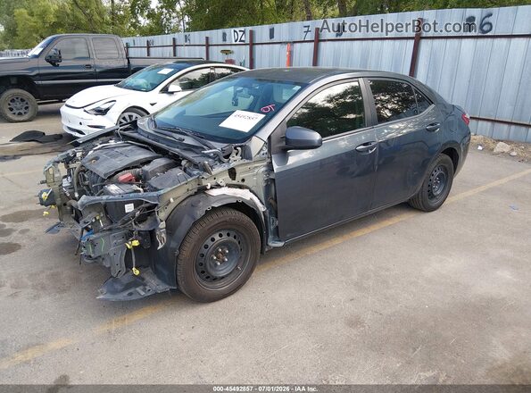 2T1BURHE2GC595113 2016 TOYOTA COROLLA Gray Vista tres cuartos delantera izquierda