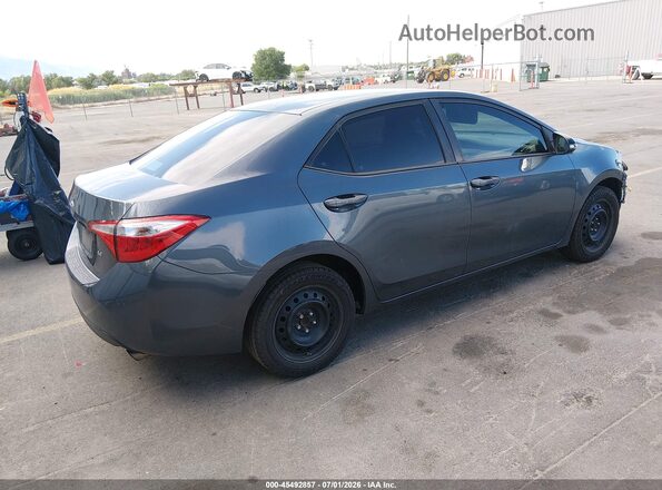 2T1BURHE2GC595113 2016 TOYOTA COROLLA Gray Trasero derecho