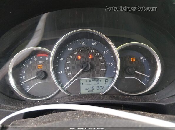 2T1BURHE2GC600794 2016 TOYOTA COROLLA White Вид задніх сидінь
