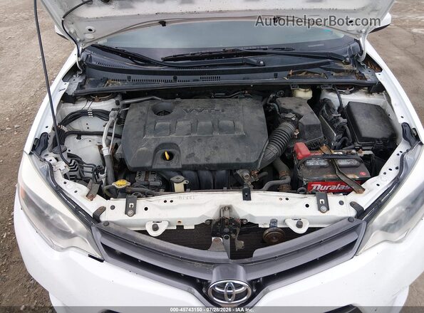 2T1BURHE2GC600794 2016 TOYOTA COROLLA White Вид ззаду