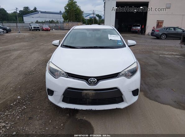 2T1BURHE2GC600794 2016 TOYOTA COROLLA White Вид щитка приладів