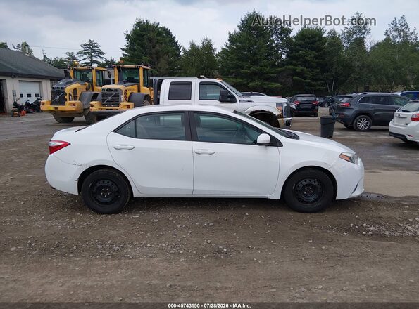 2T1BURHE2GC600794 2016 TOYOTA COROLLA White Вид задньої частини салону