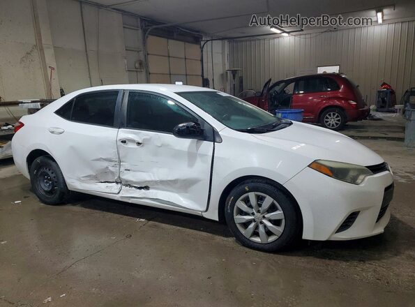 2T1BURHE2GC626831 2016 TOYOTA COROLLA White Delantero derecho