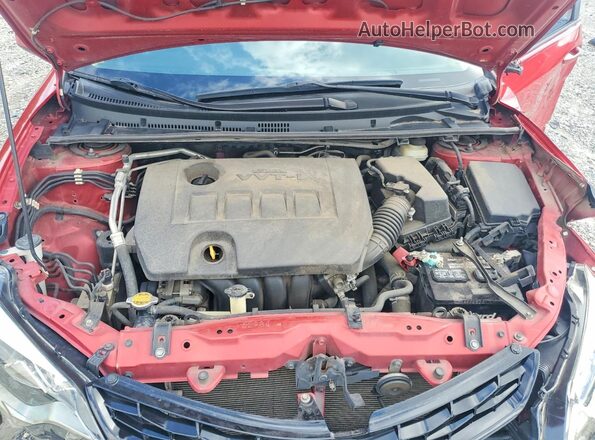 2T1BURHE2GC632337 2016 TOYOTA COROLLA Red უკანა სალონის ხედი