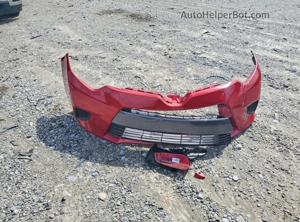 2T1BURHE2GC632337 2016 TOYOTA COROLLA Red ძრავის განყოფილების ხედი