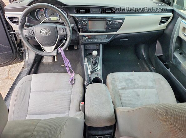 2T1BURHE2GC646688 2016 TOYOTA COROLLA Black Вид панелі приладів