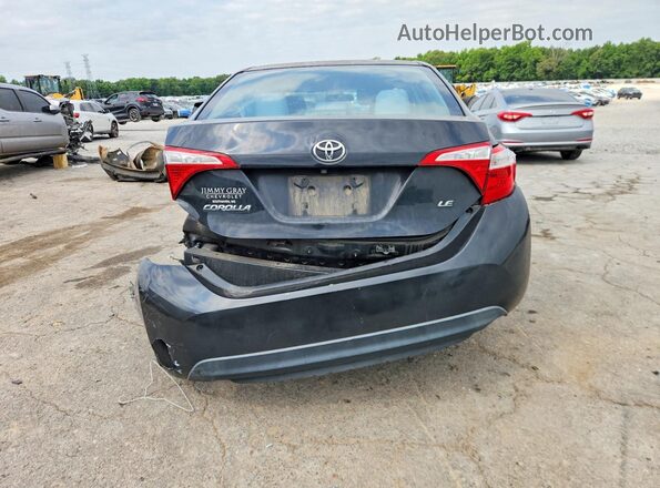 2T1BURHE2GC646688 2016 TOYOTA COROLLA Black Вид ззаду