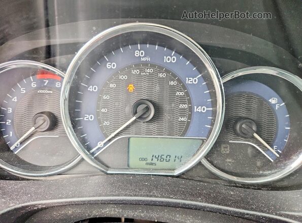 2T1BURHE2GC646688 2016 TOYOTA COROLLA Black Вид щитка приладів