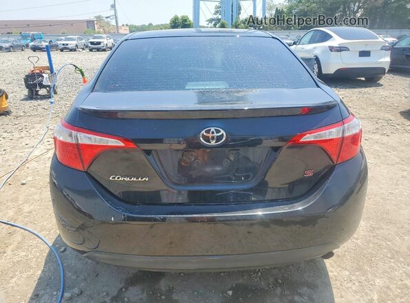 2T1BURHE2GC661871 2016 TOYOTA COROLLA Black Widok z tyłu