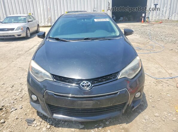 2T1BURHE2GC661871 2016 TOYOTA COROLLA Black Widok z przodu